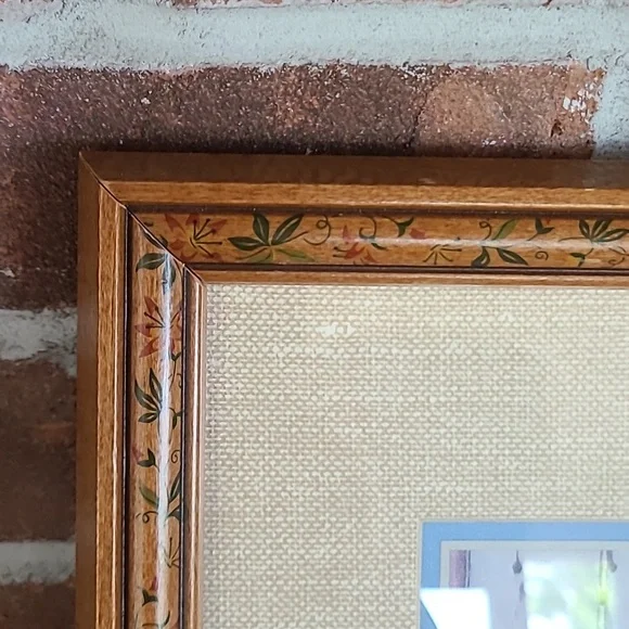 1969 Vintage Spring Flowers Original Frame Excellent Condition Norman Rockwell - Picture 4 of 7